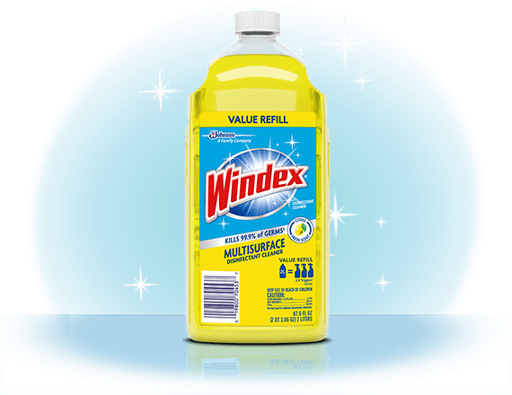 Limpiador desinfectante multisuperficie Windex® recarga