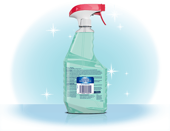 Limpiador desinfectante multisuperficie Windex® con Glade® Rainshower respaldo