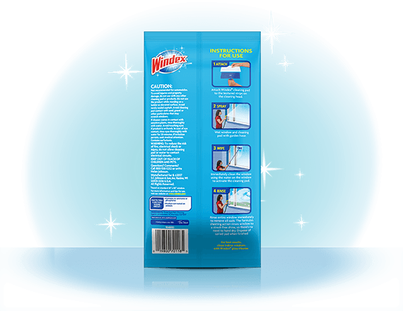 Limpiador de ventanas kit básico todo en uno para superficies exteriores Windex® respaldo