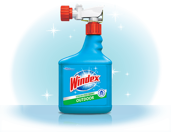 Limpiador de ventanas rociador para superficies exteriores Windex® frente
